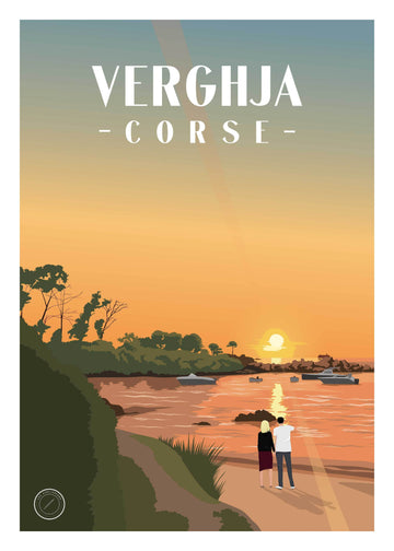 poster paysage personnalisé mer